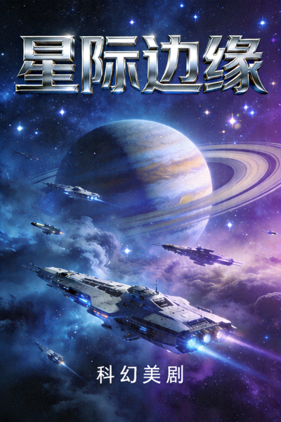 科幻美剧《星际边缘》概念海报，宇宙场景宏大